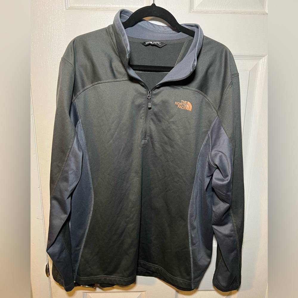 The North Face 1/4 zip track jacket